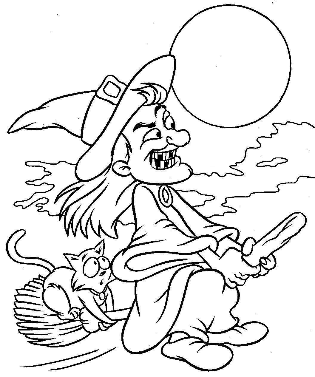 Halloween Colouring Pages for Kids