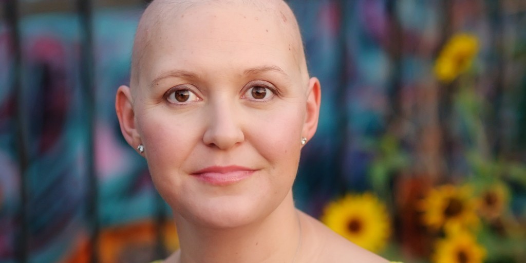 Woman with cancer