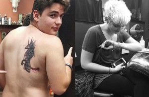 paris jackson tattooed