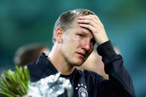 German Footballer Bastian Schweinsteiger Says Goodbye To International Football With Tears