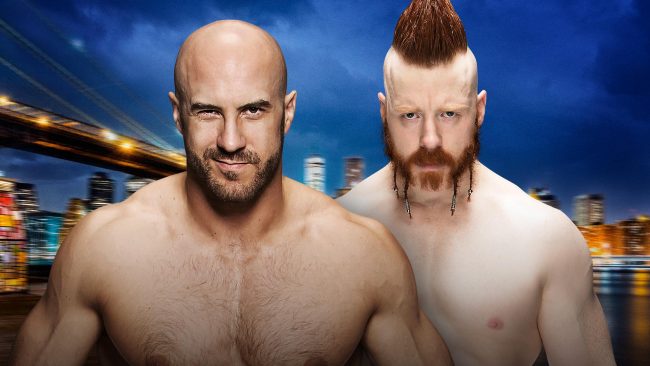 WWE Clash of Champions: Match 4: Cesaro vs Sheamus.