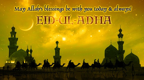 Eid ul-Adha Wishes Quotes, Greetings, Pictures to celebrate the Occasion