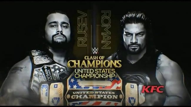 WWE Clash of Champions: Match 7: Rusev vs Roman Reigns