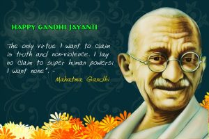 Gandhi Jayanti Quotes Sayings in English