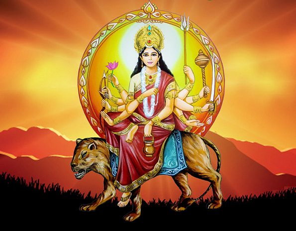 2016 Navratri Day 3 Worship Maa Chandraghanta the Third form of Durga