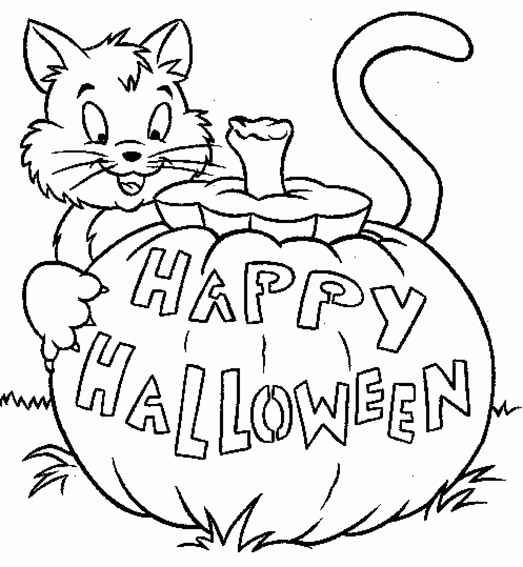 Halloween Colouring Pages for Toddlers - NorthBridge Times