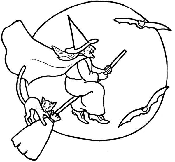 Halloween Colouring Pages for Toddlers