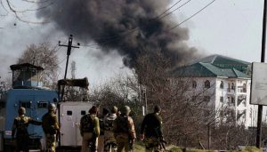 Combing Operation Intensified as Militants Holed up Inside Govt Building in South Kashmir