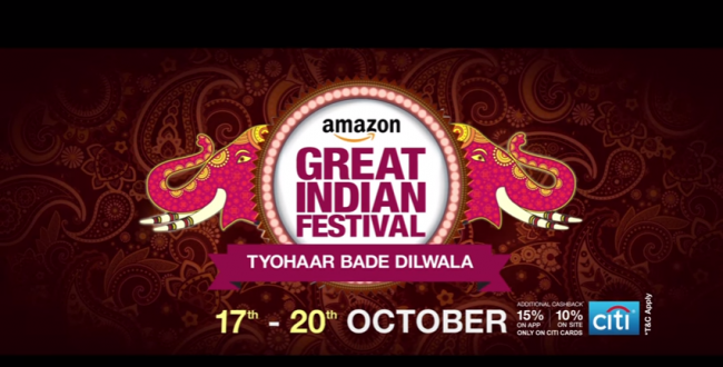 Amazon Great Indian Festival returns on October 17.