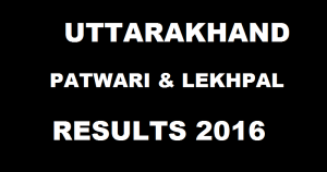 Uttarakhand Patwari Lekhpal Marks 2016 available @ ubtrgc.in