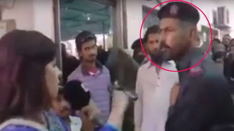 Pakistani Troop Slapped Female Journalist During Live Coverage, Booked For Molesting a Woman