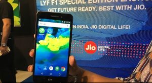 LYF F1 Smartphone Launched With 3GB RAM for Rs. 13,399; Check Out Specs and Features