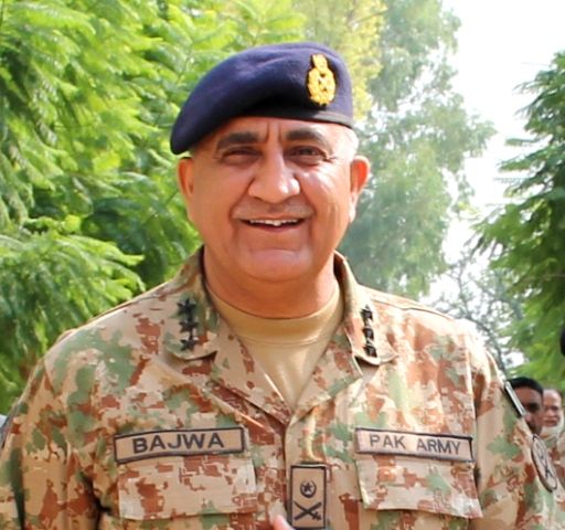 Qamar Javed Bajwa ,“Professional and Outstanding.”Former Chief of Army Staff of the Indian Army Bikram Singh Stated