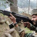 Terrorist guns down with freshly minted Rs2000 by Security forces