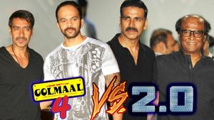 Golmaal 4 vs 2.0: Rajinikanth's 2.0 Will NOT Clash With Golmaal 4, Coutesy- Rohit Shetty