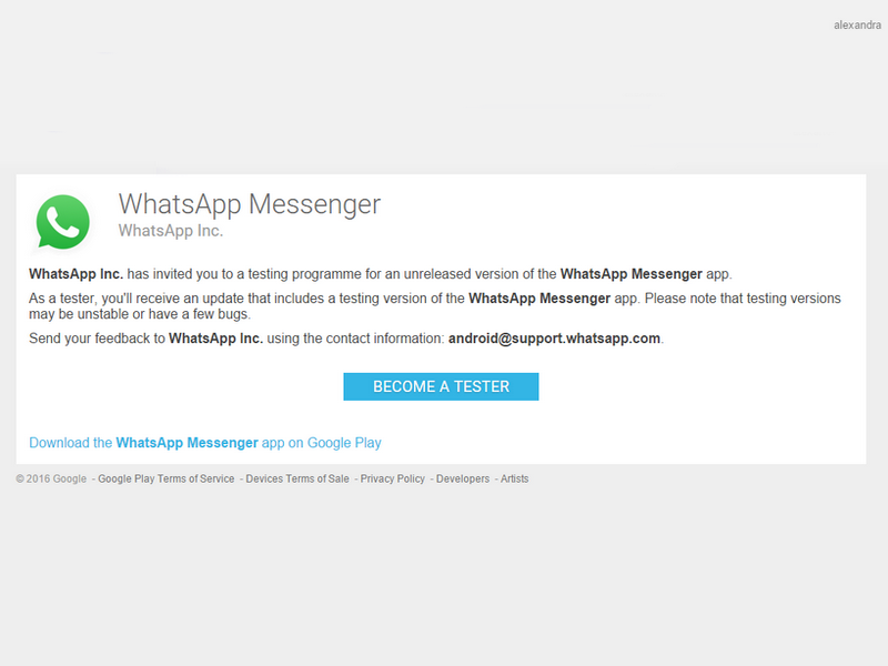 Steps to become WhatsApp Beta tester on Adnroid.