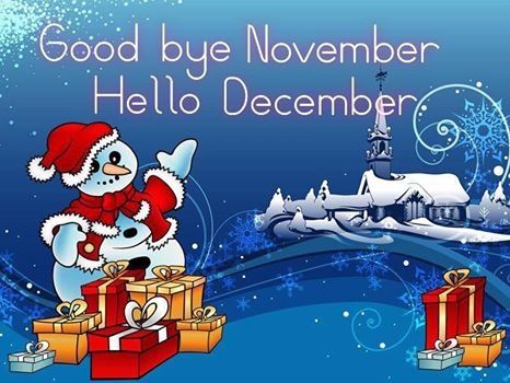 Good Bye November and Hello December Pictures