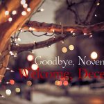Good Bye November and Hello December Pictures