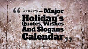 Welcome January Quotes