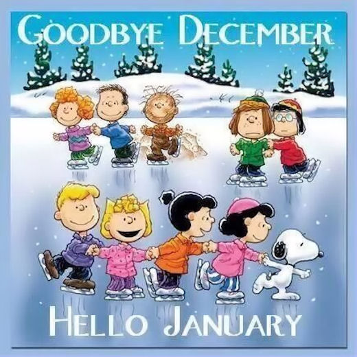 Welcome January and Goodbye December Quotes