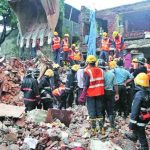 Three killed and several feared trapped uner debris after building collapse in Hyderabad