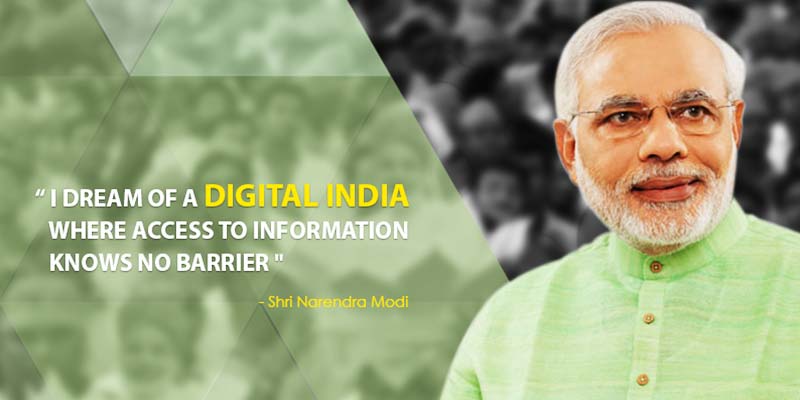 Online marletplace for government purchases to be built soon in a bid to promote 'Digital India' initiative of PM Modi