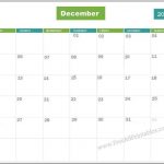 December 2016 Printable Calendar