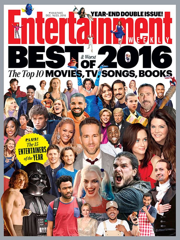 Entertainment Weekly's year end cover