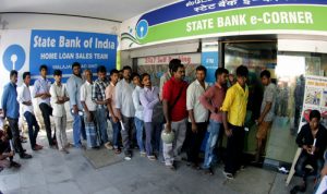 State Bank of India report states the cash crunch will completely subside by Feb-end