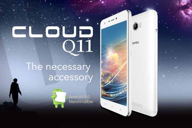 INtex Cloud Q11 with 4G VoLTE Support and Selfie Flash Launched at Rs 6,190