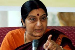 bjp slams jdu minister for making fun of sushma swaraj 080814104433