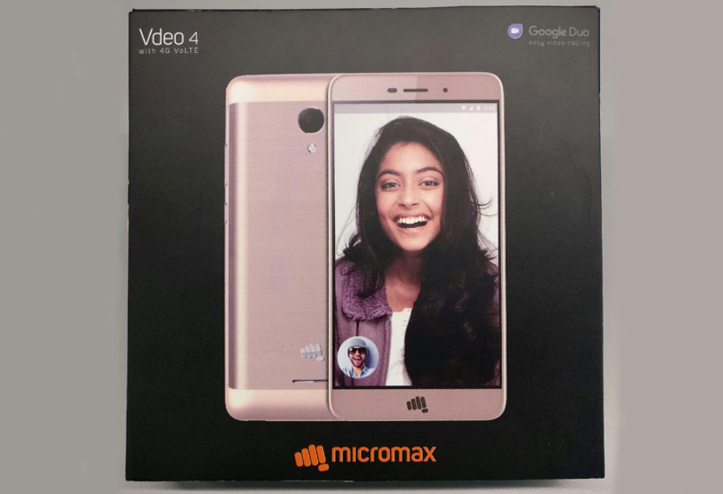 Micromax Vdeo 3 and Vdeo 4 Smartphones with 4G VoLTE Connectivity Support Launched 