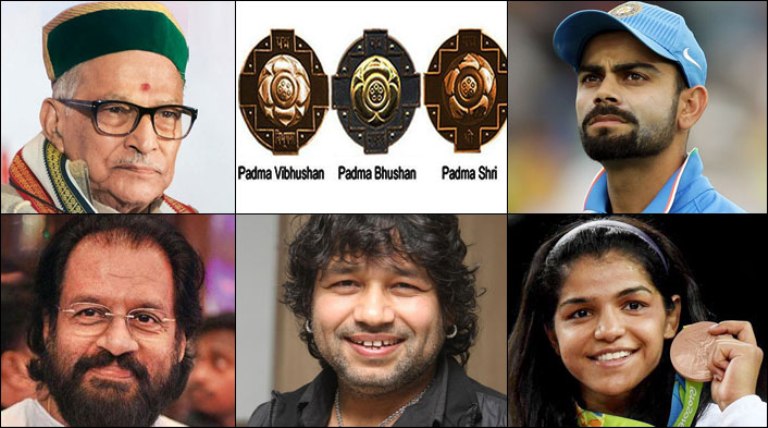 List of Padma awardees 2017: 70 personalities conferred including Virat kohli and Sharad Pawar