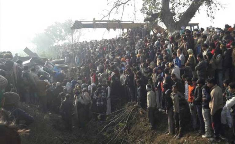 Etah road accident: over 20 Children died and several critically injured in a Truck-bus collision