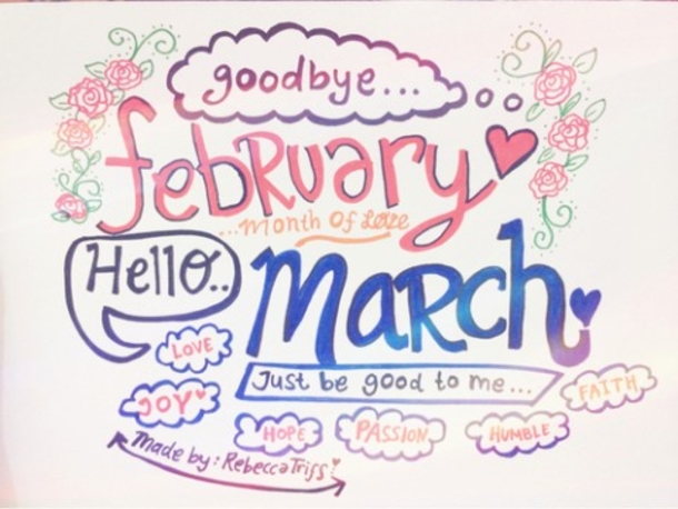 Goodbye February Quotes