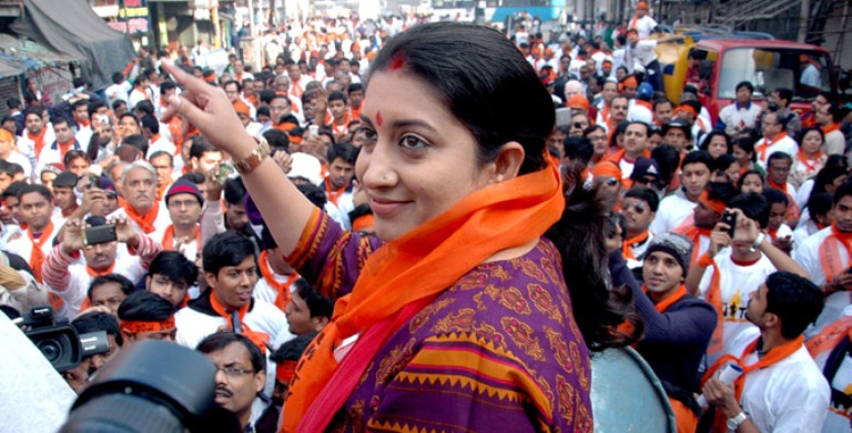 Smriti Irani: Priyanka Gandhi fears to campaign in UP as she can't face people's questions