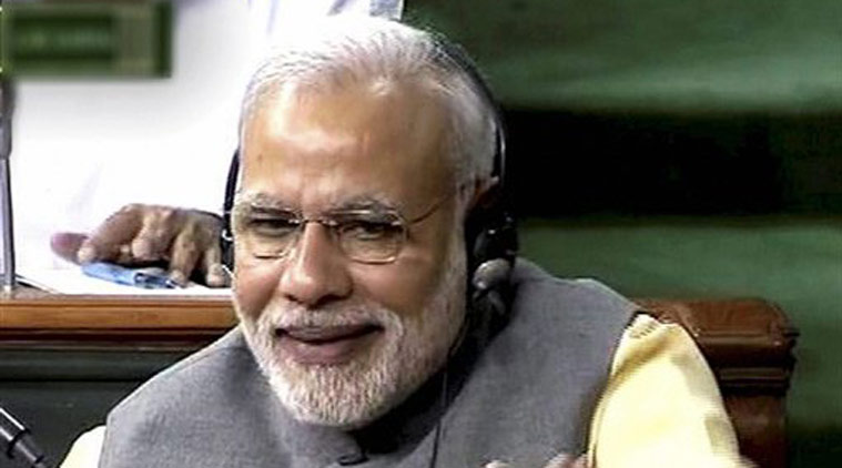 PM Modi targets Rahul Gandhi in Parliament over his remark of "Earthquake"