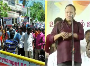 DMK leader Radha Ravi mocks differently abled children during speech