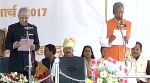 Trivendra Sigh Rawat Sworn-in as Uttarakhand Chief Minister