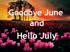 Goodbye June Hello July
