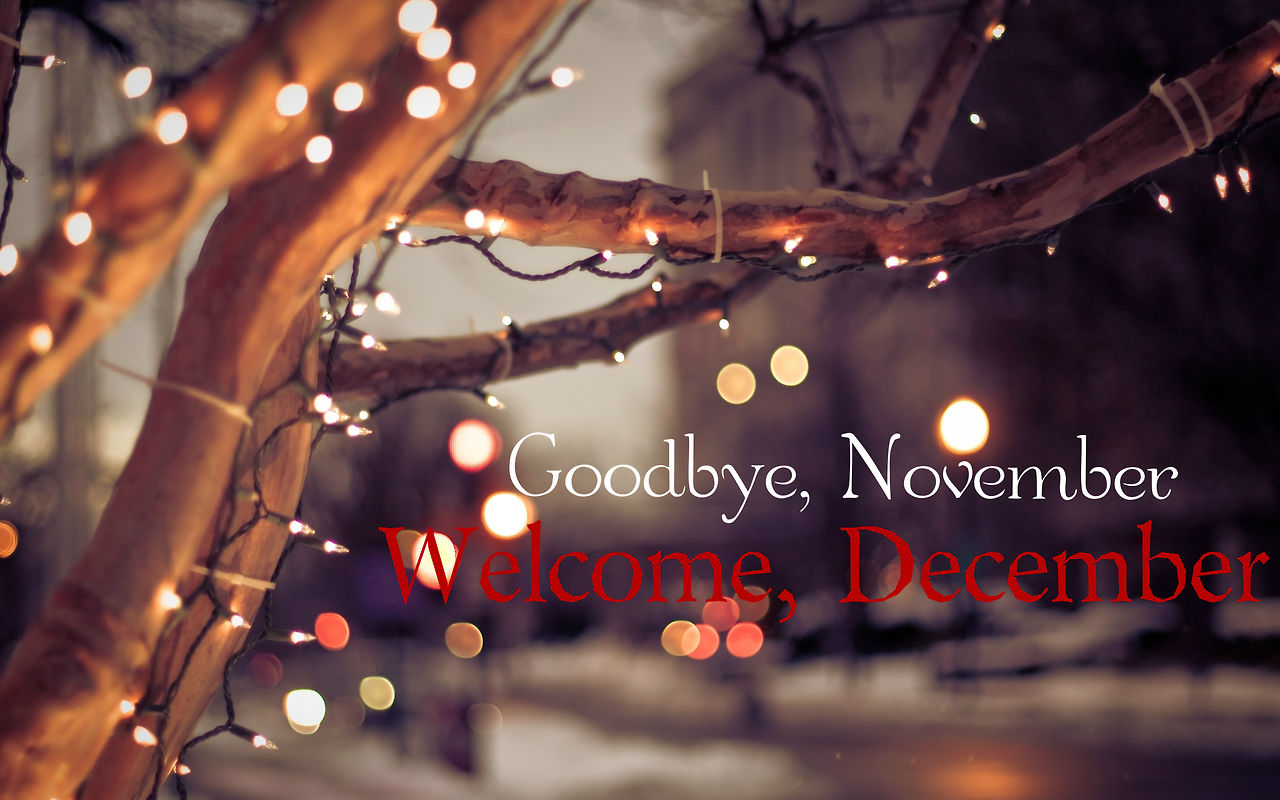 Goodbye November Hello December