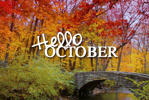 Welcome October GIF