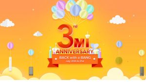Xiaomi Mi 3rd Anniversary Sale has begun with a bunch of offers for you