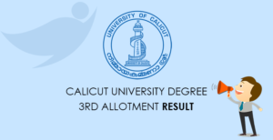 Calicut University 3rd Allotment Result 2021