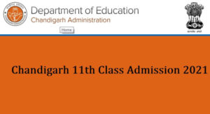 Chandigarh class 11 merit list 2021