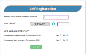 E-shram portal self registration