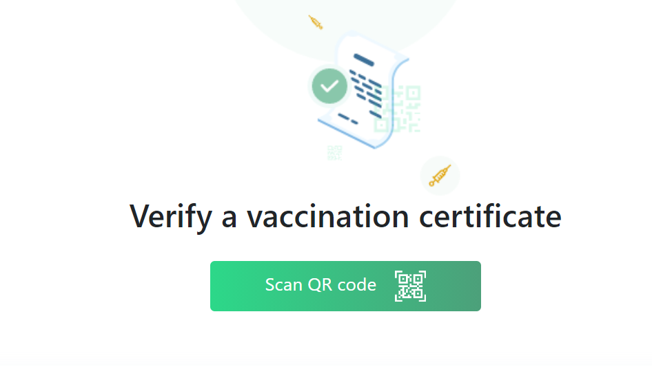 Verify covid-19 vaccination certificate