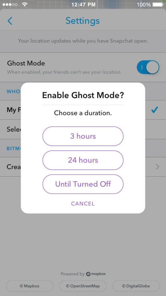 How to Disable Location Feature in Snapchat