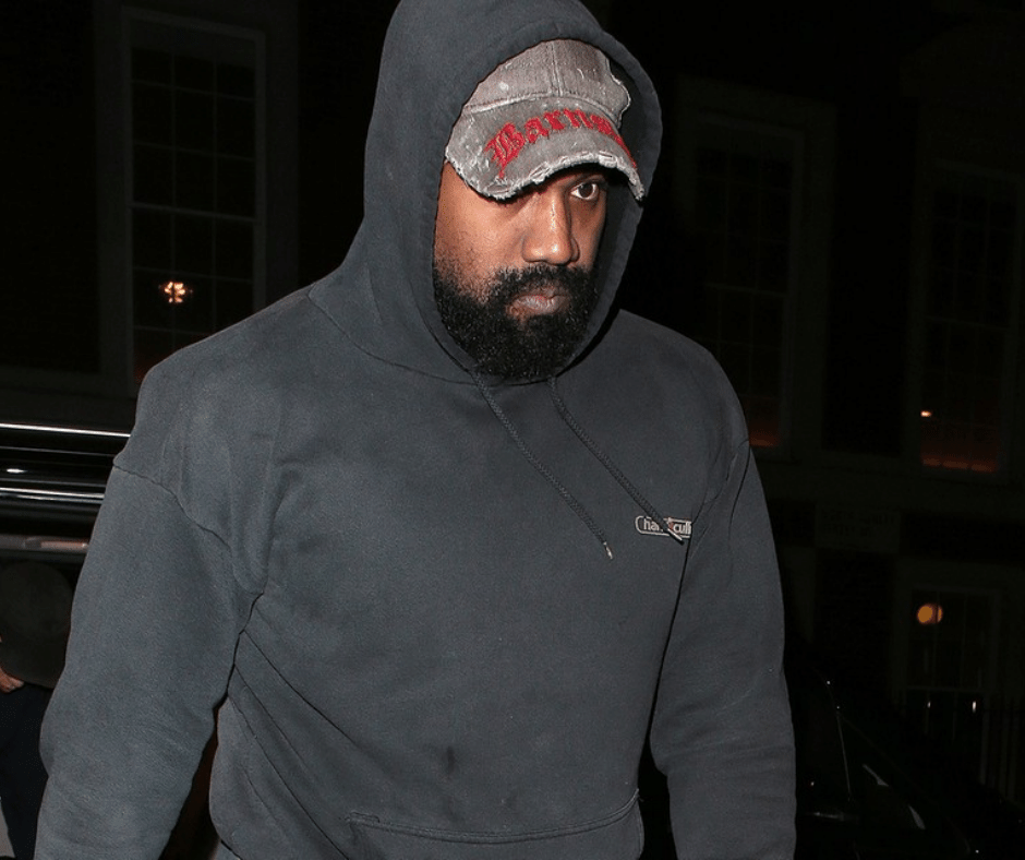 Kanye West escorted