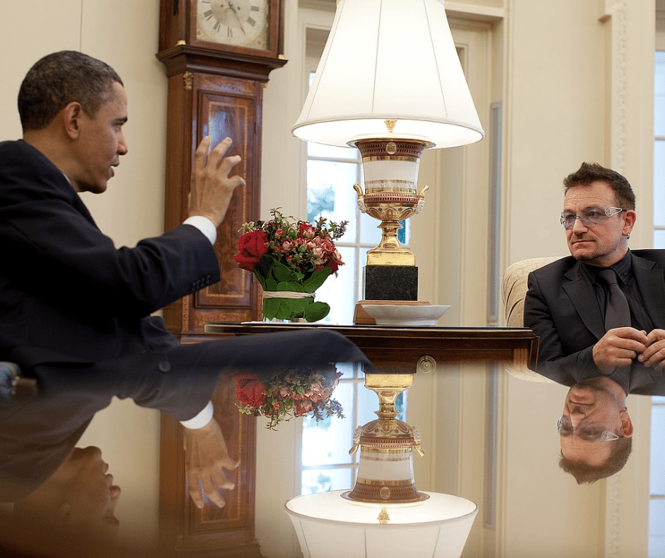 Bono at White House